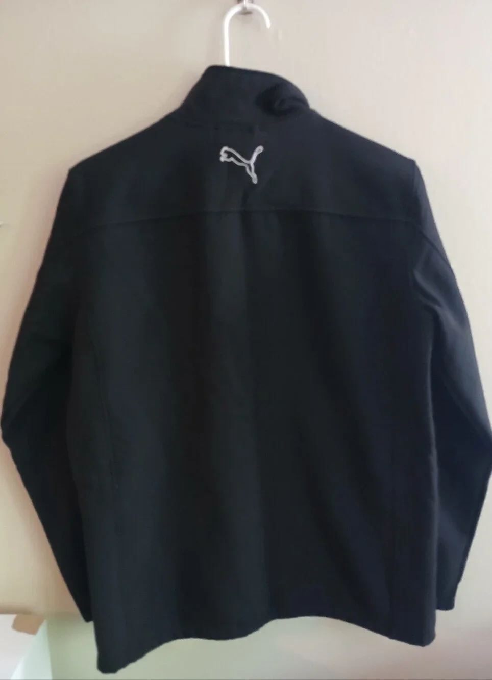 Puma Black Full-Zip Windbreaker Jacket